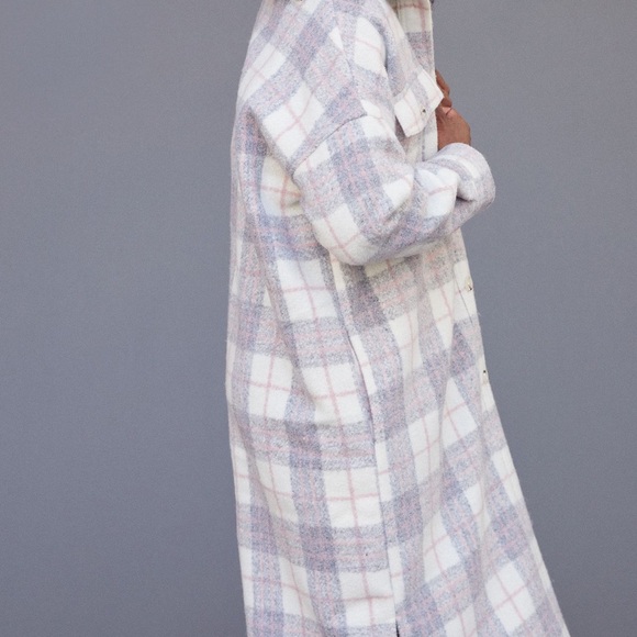 Anthro Bobbie plaid shirt jacket - Picture 3 of 5